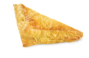 Triangular mizithra - feta cheese pie 