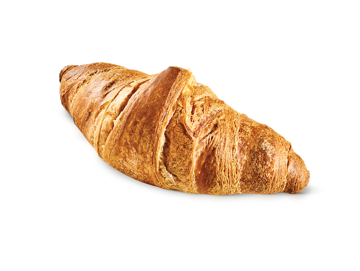 Croissant filled with nougat cream