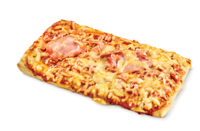 Pizza ζαμπόν - μπέικον