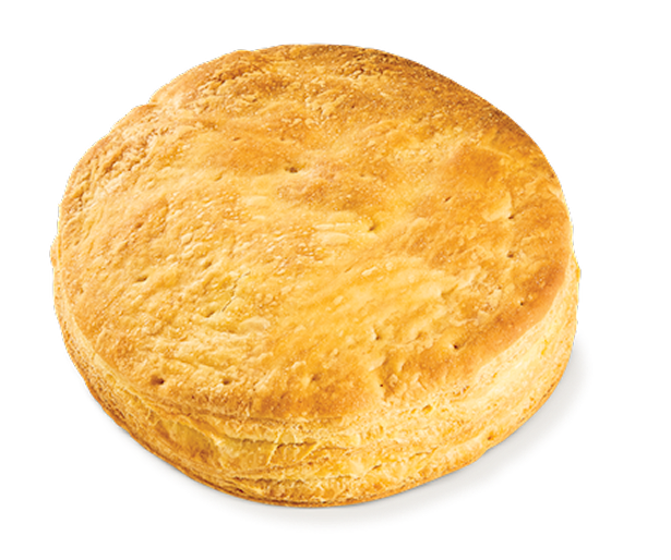 Round pie with ham -gouda cheese & sauce