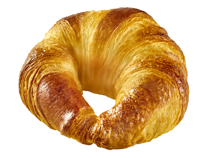 Curved croissant – pre-proved