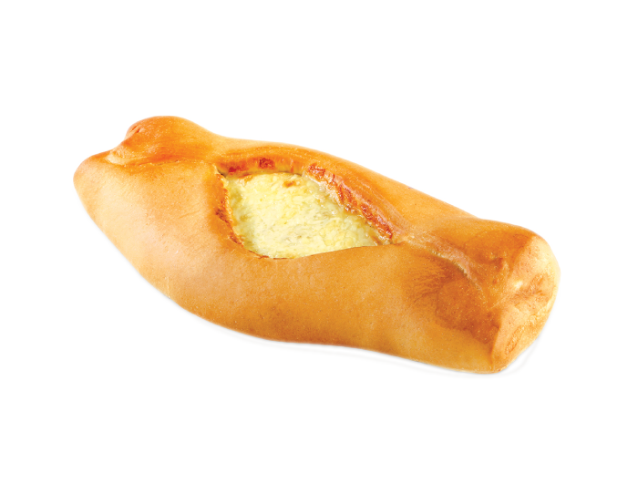 Peinirli with ham, bacon & Gouda Cheese