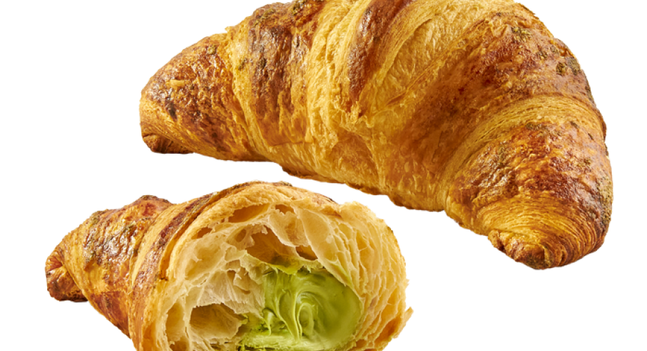 Croissant with pistachio filling