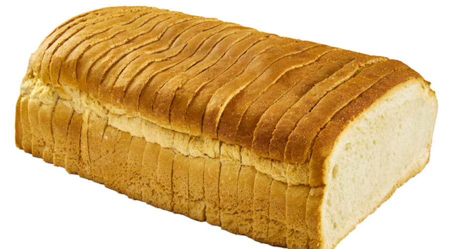Country-style bread in slices