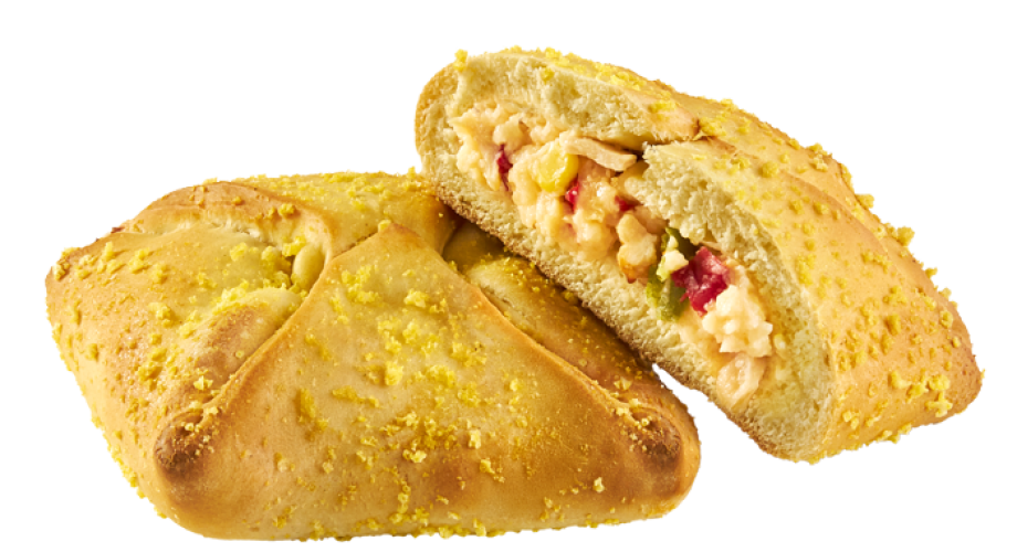 Brioche pie with chicken filet & Crete graviera cheese P.D.O.