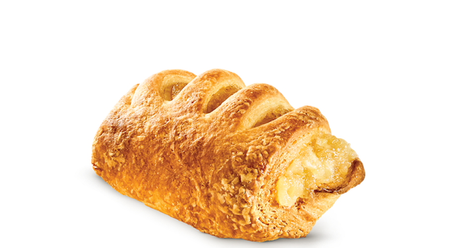 Mini croissant with apple