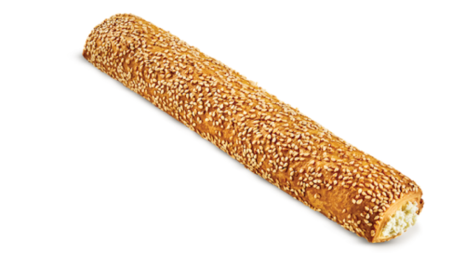 Koulouri with Philadelphia cream cheese