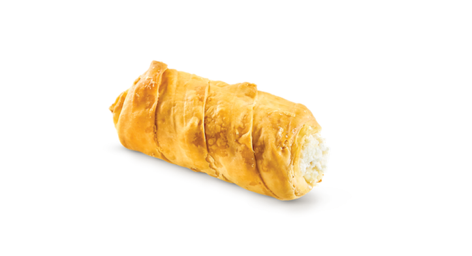 Mini filo rolls with mizithra & feta cheese