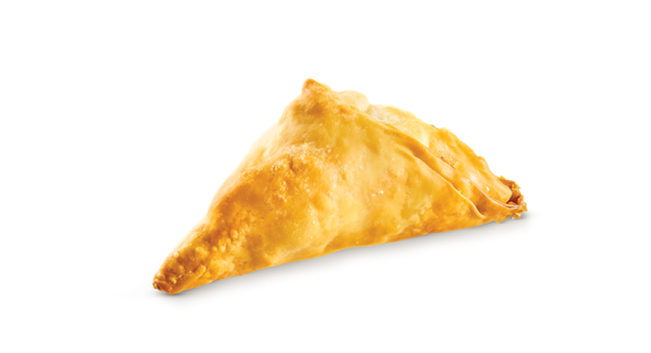 Mini triangles with pastry cream