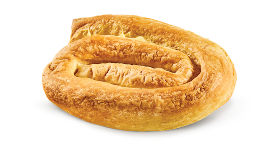 Twist pie with pastry cream (SC)