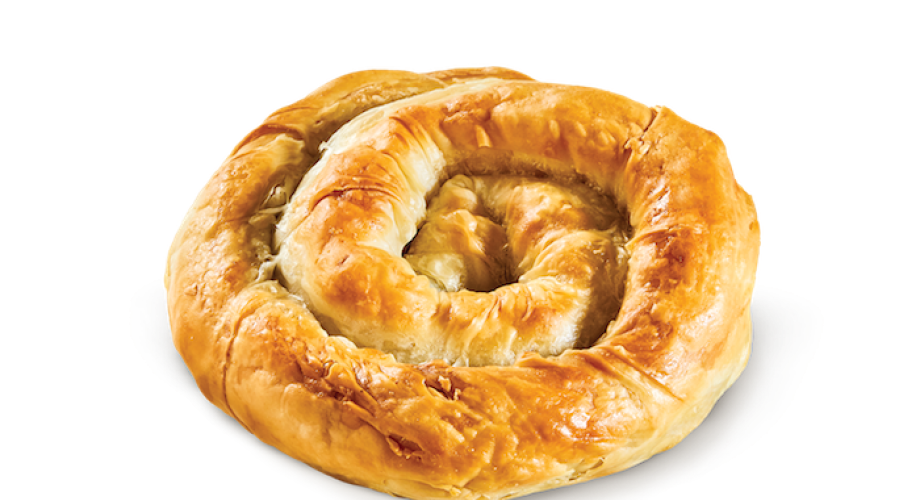Twist  pie with spinach-vegan