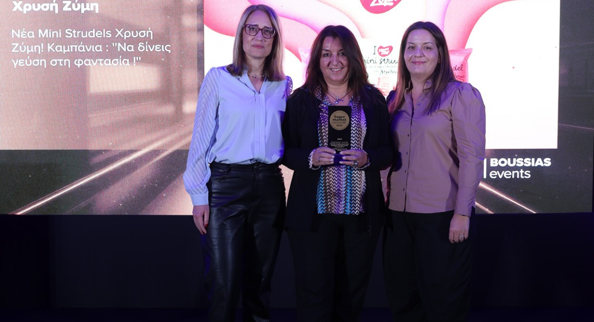 3 Gold βραβεία για τη Χρυσή Ζύμη της Μιχαήλ Αραμπατζής Α.Β.Ε.Ε. στα Super Market Awards 2025 3 Gold βραβεία για τη Χρυσή Ζύμη της Μιχαήλ Αραμπατζής Α.Β.Ε.Ε. στα Super Market Awards 2025