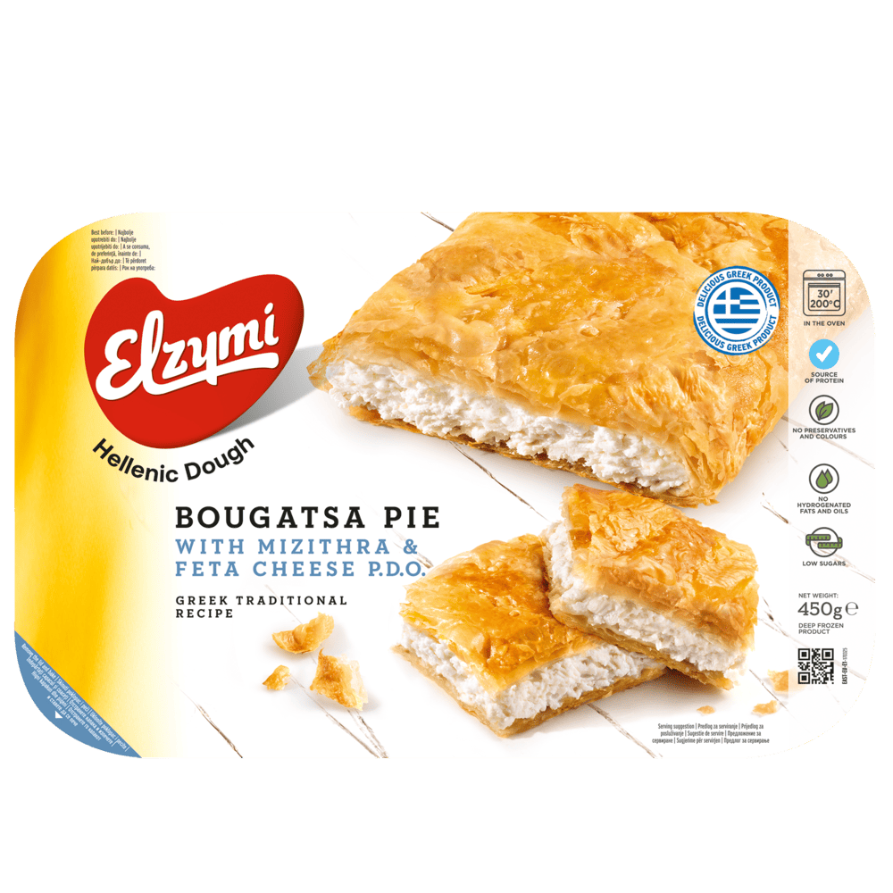 Μπουγάτσα με μυζήθρα και φέτα Π.Ο.Π.