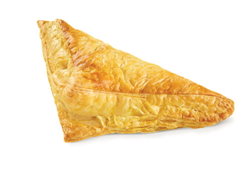 Triangular mizithra - feta cheese pie 