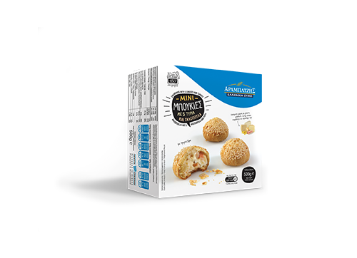 Mini crunches with 5 cheeses & turkey 