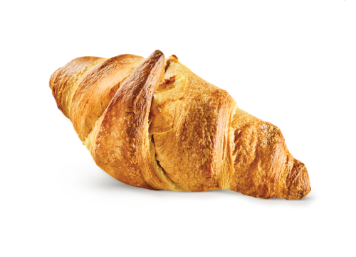 Croissant filled with nougat cream