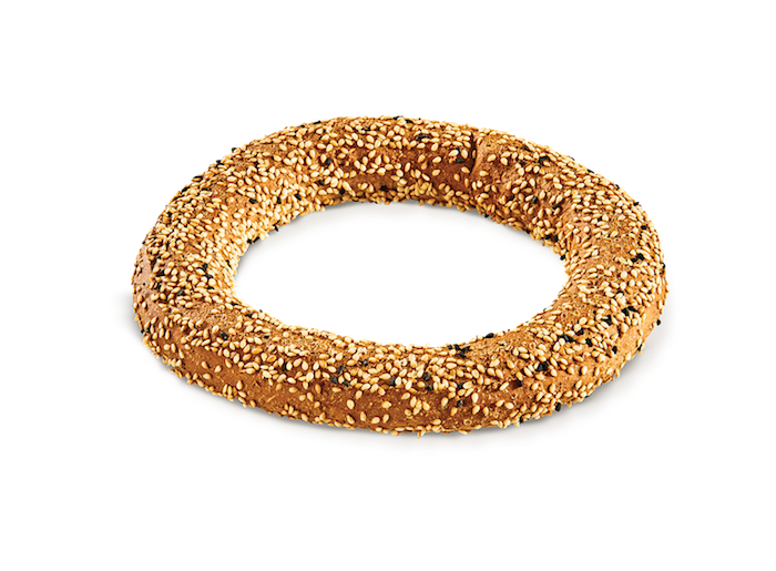 Koulouri wholegrain round with black sesame 