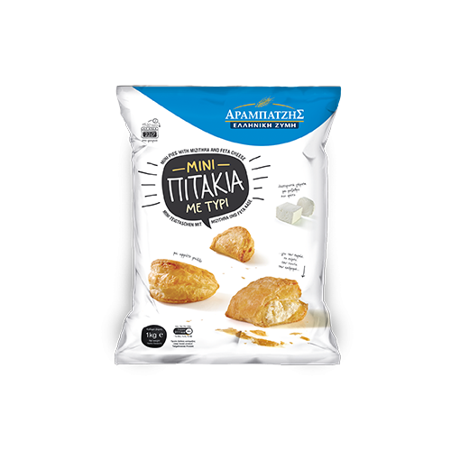 Mini pies with mizithra-feta cheese