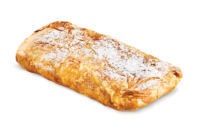 Bougatsa with cream vegetarian 