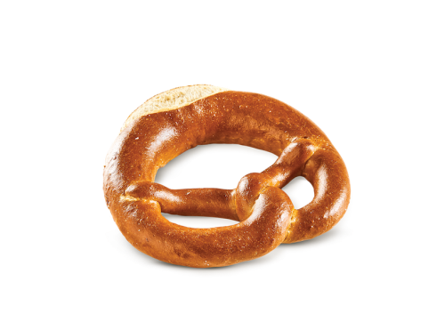 Pretzel with salted butter, fully baked