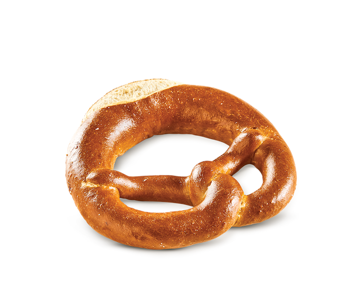 Pretzel with salted butter, fully baked