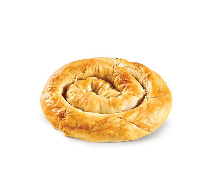 Twirled pie with leek - vegetarian